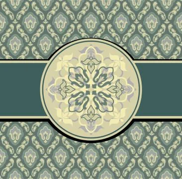 Vintage background. Old pattern vector. Floral Pattern Stock Illustration