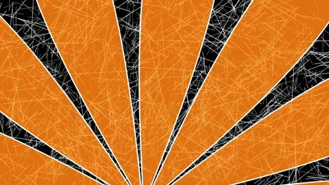 Vintage background with orange rays on old film Stockbeeldmateriaal 287103492