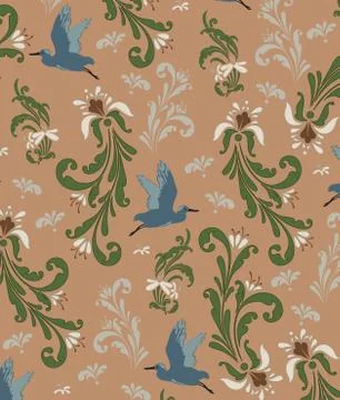 Vintage background, pattern 库存插图