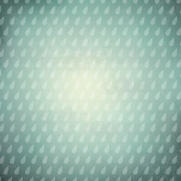Vintage background with rain drops Stock Illustration