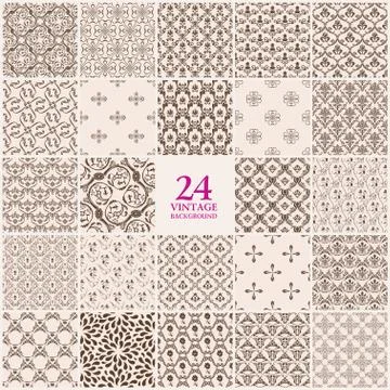 Vintage background. Seamless pattern ornament Stock Illustration
