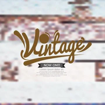 Vintage Background Vector Illustration Illustrazione stock