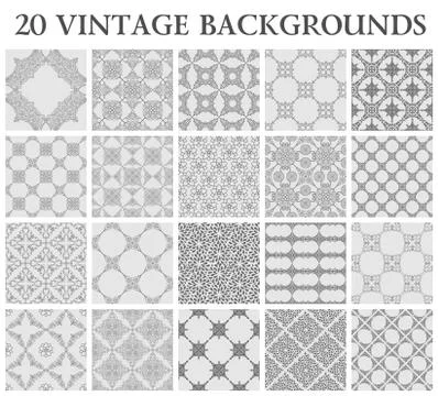 Vintage backgrounds. Seamless pattern ornament Illustrazione stock