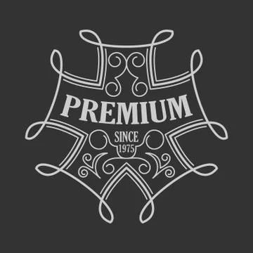 Vintage badge. Logo template. Stock Illustration