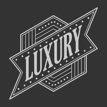 Vintage badge. Logo template. Stock Illustration