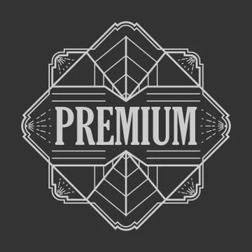 Vintage badge. Logo template. Stock Illustration
