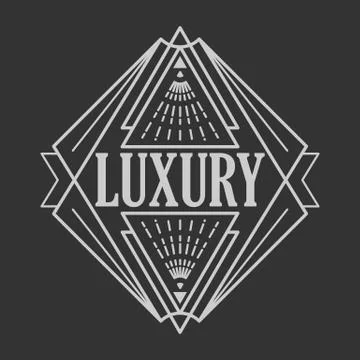 Vintage badge. Logo template. Stock Illustration
