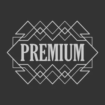 Vintage badge. Logo template. Stock Illustration