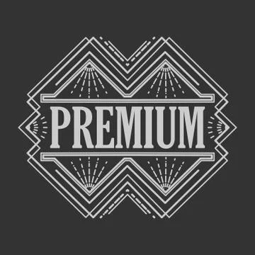 Vintage badge. Logo template. Stock Illustration