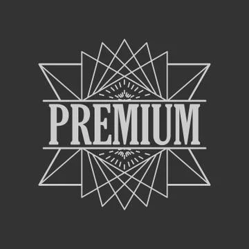 Vintage badge. Logo template. Stock Illustration