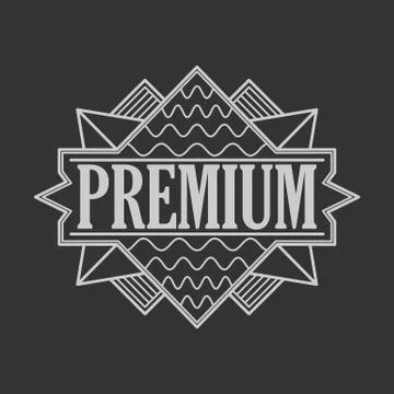 Vintage badge. Logo template. Stock Illustration