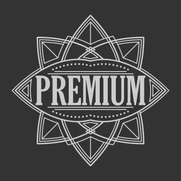 Vintage badge. Logo template. Stock Illustration