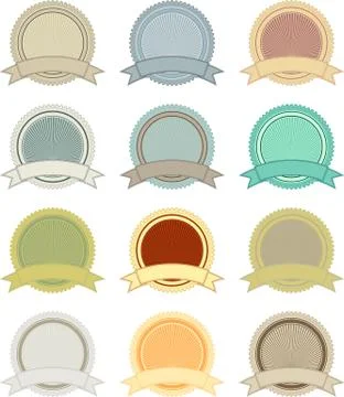 Vintage badges Stock Illustration