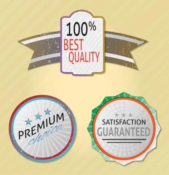 Vintage badges Stock Illustration