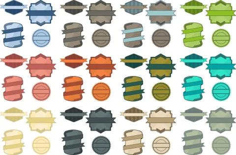 Vintage badges Stock Illustration