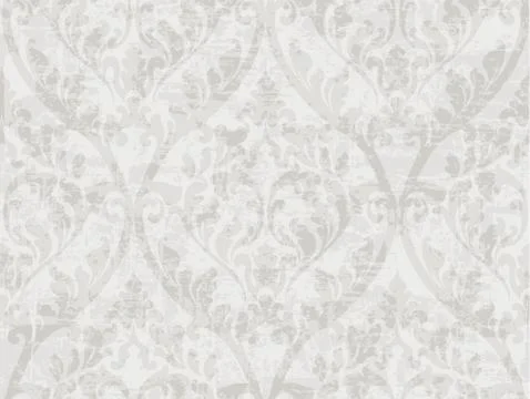 Vintage baroque ornament pattern Vector. Victorian Royal texture. Flower deco Stock Illustration