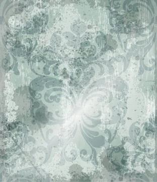 Vintage Baroque pattern background Vector. Ornamented texture luxury designs. イラスト素材