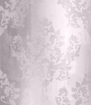 Vintage Baroque pattern grunge background Vector. Ornamented texture luxury d イラスト素材