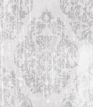 Vintage Baroque Victorian pattern Vector. Floral ornament decoration. Leaf sc Illustrazione stock