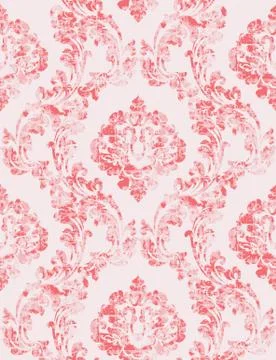 Vintage Baroque Victorian pattern Vector. Floral ornament decoration. Leaf sc Stock Illustration