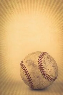 Vintage baseball background Stock Illustration