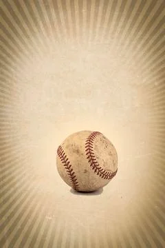 Vintage baseball background Stock Illustration
