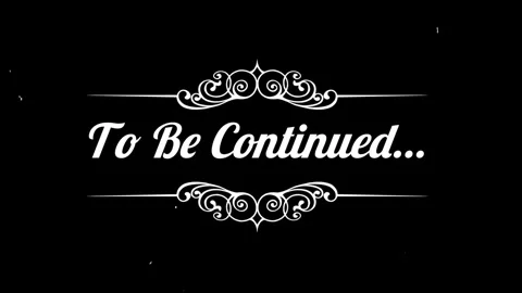 Vintage to be continued text animation with ornate decorative scrollwork design Stock Footage 340612762