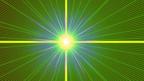 Vintage Beam Light Flare Stock Illustration
