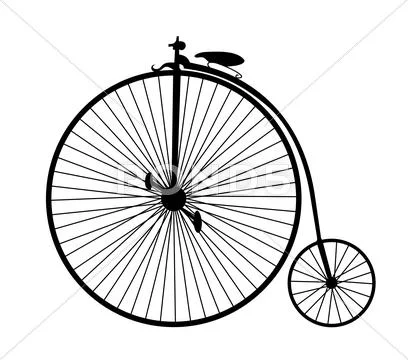 Vintage bicycle Stock Illustration