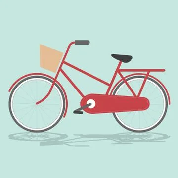 Vintage Bicycle Stock Illustration