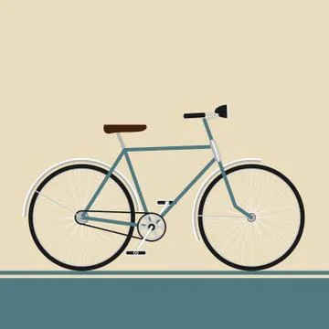 Vintage bike Stock Illustration