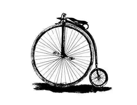Vintage bike Stock Illustration