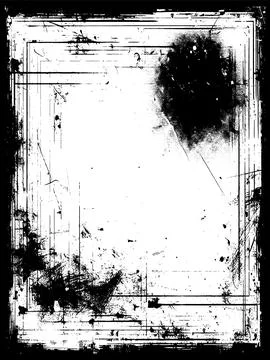 Vintage black color grunge frame vector set, grunge border 스톡 일러스트