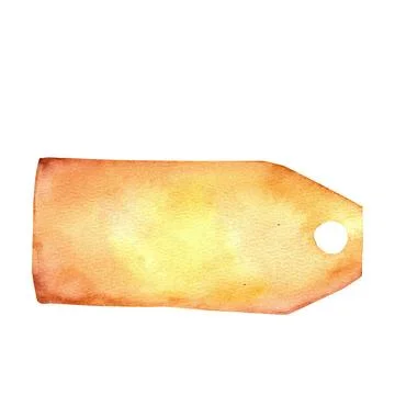 Vintage blank tag with a rustic design, A piece of brown paper suitable for c Stock Illustration