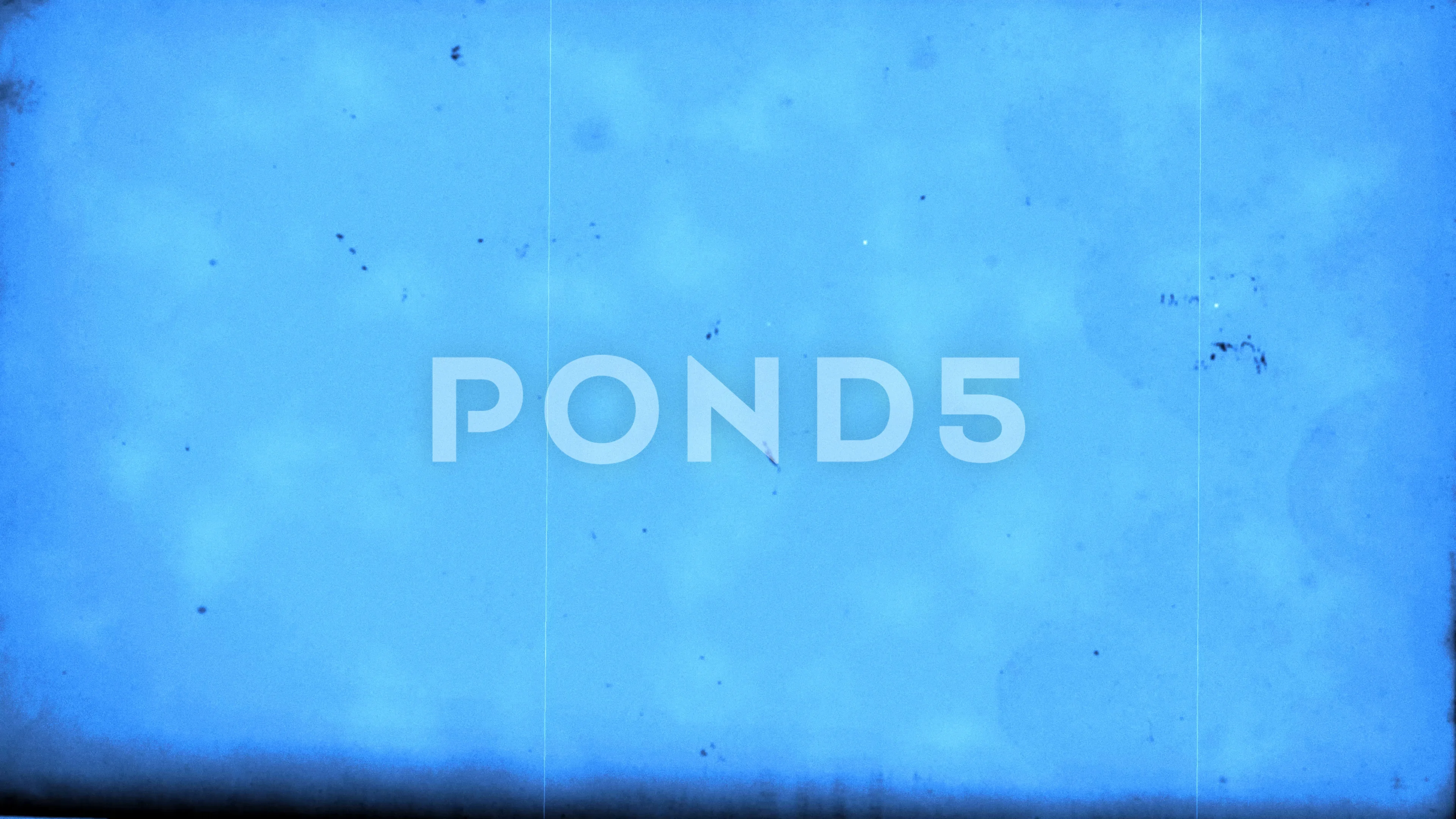 Vintage Blue Old 8mm Film Cracks And Dus... | Stock Video | Pond5