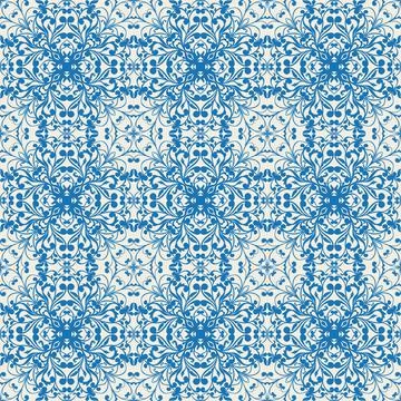 Vintage blue pattern Stock-Illustration