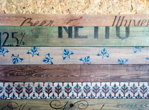 Vintage Board pattern Stock Photos