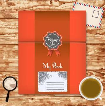 Vintage Book Illustrazione stock