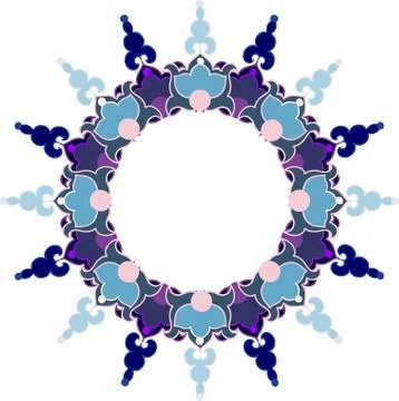 Vintage border frame Stock Illustration