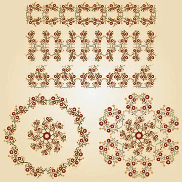 Vintage border Stock Illustration