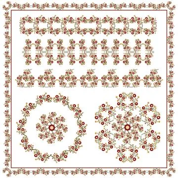 Vintage border Stock Illustration