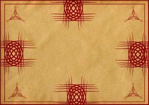 Vintage border Stock Illustration