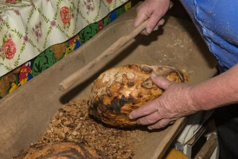 Vintage Bread Making Stock Photos