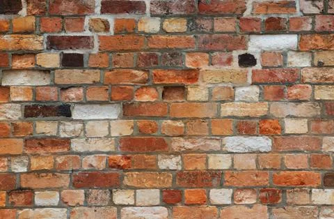 Vintage brick wall texture as background Stock Photos