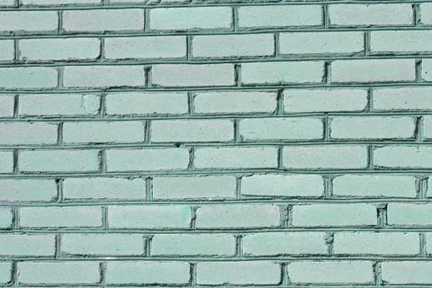 Vintage brickwork abstract object, gray seam. Close up of modern white brick Foto stock