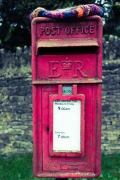 Vintage British postbox Stock Photos
