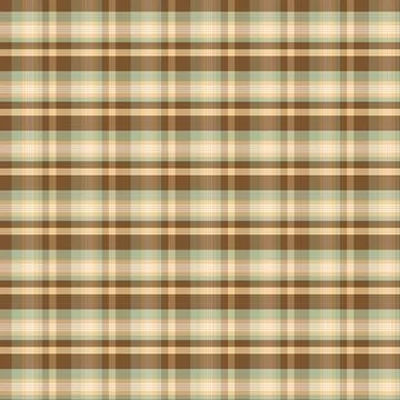 Vintage Brown Checkered Fabric Texture Seamless Backdrop イラスト素材