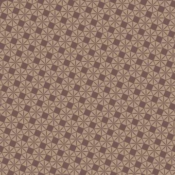 Vintage brown geometric pattern background Stock Illustration