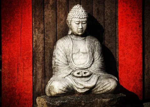 Vintage buddha Stock Photos