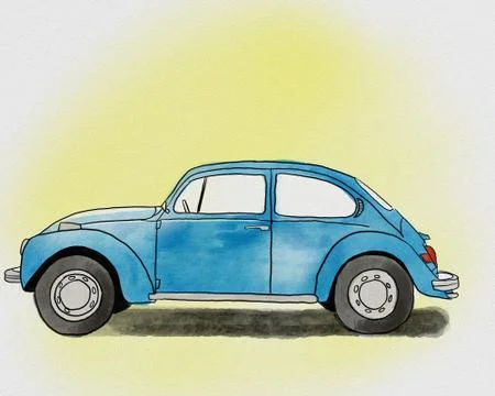 Vintage Bug Stock Illustration